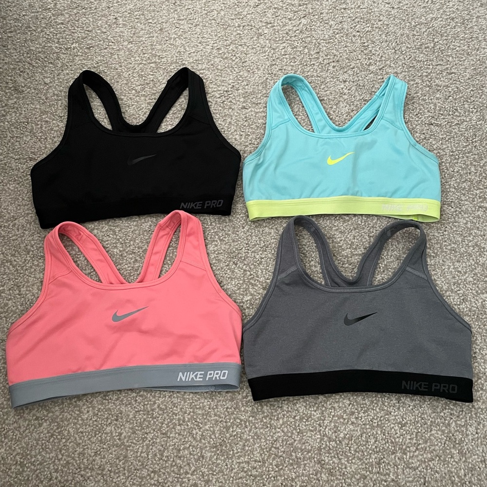 Bundle of Nike Pro Sports Bras